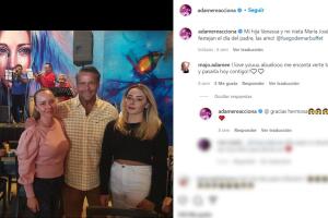 Alfredo Adame celebró el Día del Padre con su hija Vanessa y su nieta María José.jpg