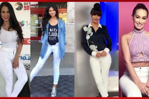 Jeans Blancos - Famosas