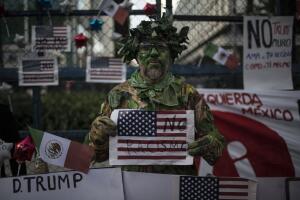 Protesta contra Trump en México