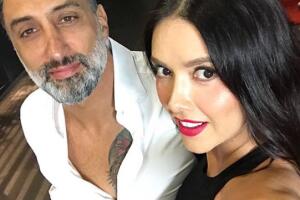 Marlene Favela y su esposo