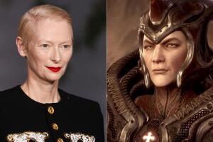 Tilda Swinton como la reina Reina Myrrah - Gears of War fancast perfecto película Netflix.jpg