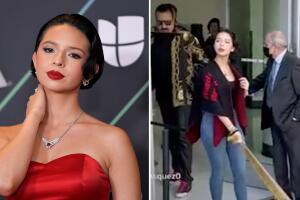 En plena polémica por fotos con Gussy Lau, Ángela Aguilar aclara qué pasó con el señor que le abrió la puerta