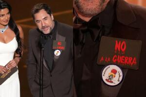 Javier Bardem alza la voz en los Oscar 2026 en pleno escenario: "No a la guerra" 