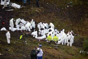 Imágenes del accidente trágico del Chapecoense