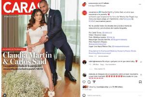 La boda civil de Claudia Martin y Carlos Saíd