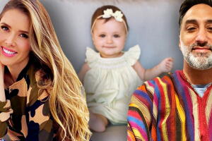 Marlene Favela, George y Bella Seely