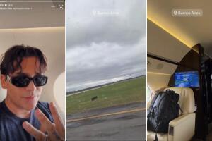 Así confirmó Christian Nodal que viajó a Argentina.