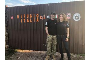 Andrea Cisternino, el rescatista que se negó a salir de Ucrania para cuidar de sus animales