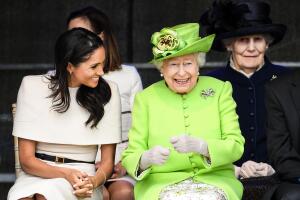 Meghan Markle y la reina Isabel
