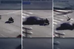 Accidente motocicleta Los Ángeles