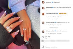 Kylie Jenner y Stormi tienen el mismo anillo.