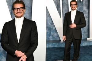 Pedro Pascal en la fiesta de Vanity Fair tras los premios Oscar 2023