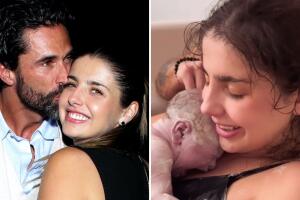 Michelle Renaud muestra el rostro de Milán, su segundo hijo con Matías Novoa