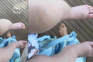 Nadia Ferreira también reveló esta nueva foto de su bebé.