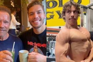 Joseph Baena, hijo fuera del matrimonio de Arnold Schwarzenegger, gana concurso de fisicoculturismo