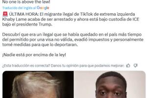 No hay confirmación oficial sobre la detención de Khaby Lame por parte de ICE ni declaraciones de sus representantes.