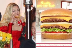 La modelo Gigi Hadid ha disfrutado de una de las hamburguesas del restaurante In-N-Out al terminar los Premios Oscar