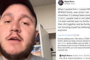Michael Rivera publicó este contundente mensaje en contra de su familia.
