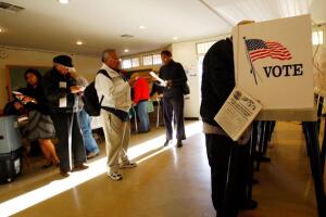 California Voters Participate In The State's Pivotal Primary