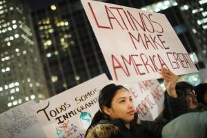 Protestors Rally In Support Of Immigrants In New York City