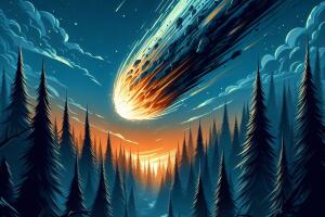 En 1908, un cometa o un asteroide dañó millones de árboles en Siberia