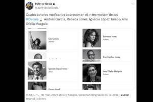 Redes se molestaron por no incluir a Ignacio López Tarso en los Premios Oscar 2024.