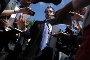Anthony Scaramucci el 25 de julio, cuando apenas empezaba sus funciones como director de comunicaciones de la presidencia.