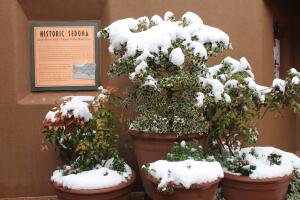 Sedona, un pequeño pueblo al norte de Arizona que se viste de blanco