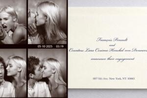 Así anunciaron François Pinault Jr. y Lara Cosima Henckel von Donnersmarck su compromiso matrimonial