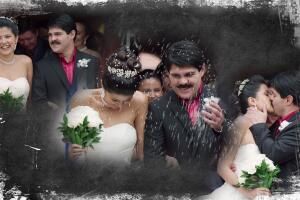 El Chapo y Elba boda