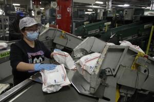 USPS processing and distribution center