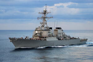 El USS Stethem en maniobras en el Pacífico