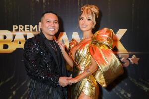 Kimberly Flores y Edwin Luna