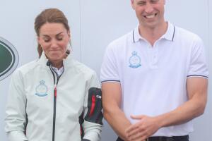 The Duke And Duchess Of Cambridge Take Part In The King's Cup Regatta