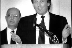 Wilbur Ross y Donald Trump