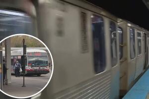 Servicio gratis de viaje en autobuses de la CTA debido a reparaciones en la línea azul 