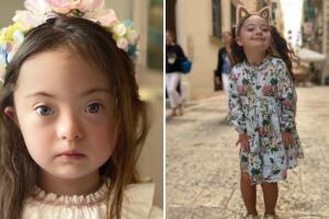 Francesca Rausi, la modelo infantil con Síndrome de Down