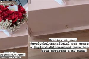 Toni Costa así presumió el regalo que su madre recibió por parte de su novia Evelyn Beltrán.   