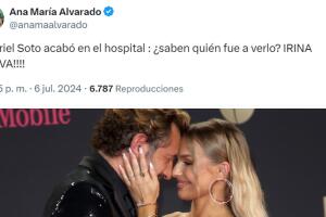 Según Ana María Alvarado, Irina Baeva supuestamente estuvo con Gabriel Soto mientras permaneció internado.