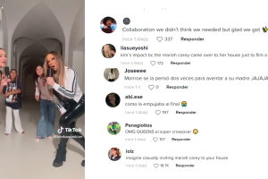 Kim Kardashian y North West hicieron un TikTok con Mariah Carey y su hija
