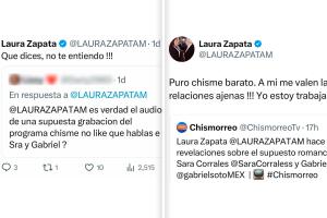 Esta es la respuesta de Laura Zapata ante los audios en donde habría dicho que Gabriel Soto "se enamoró de Sara Corrales".