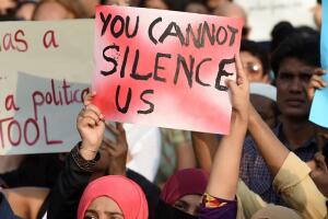 Protesta en India por violación de niña