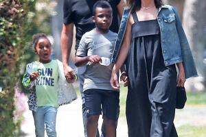 EXC Sandra Bullock, Bryan Randall, Louis Bullock, Laila Bullock