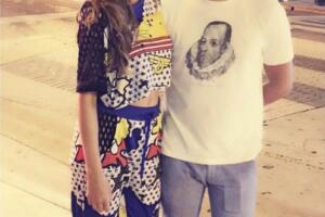 Paulina Goto y su hermano