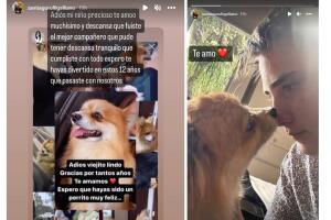 Santiago Rulli se despide de su perrito