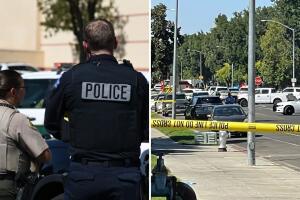 Tres de los oficiales sacaron sus armas y dos de ellos dispararon en contra de la mujer.