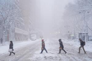 APTOPIX Winter Weather New York