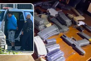 tres arrestados arsenal operativo cartel mexicano San Antonio Texas