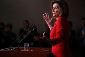 U.S. House Speaker Pelosi holds her weekly news conference at the U.S. Capitol in Washington