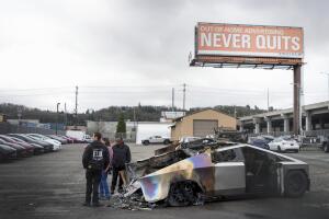 Seattle Tesla Cybertruck Fire